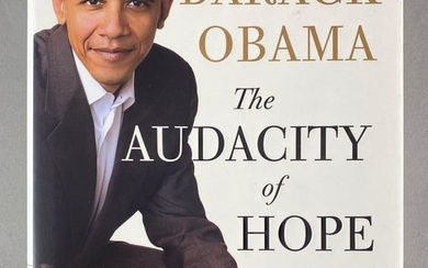 Signed Barack Obama The Audacity of Hope Hardcover Book