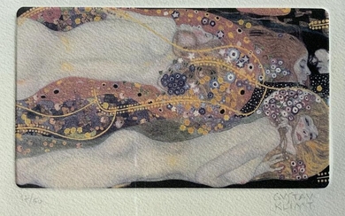 Signed Lithograph Attributed to GUSTAV KLIMT