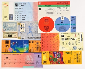 Summer Olympics Ticket Collection of (10)