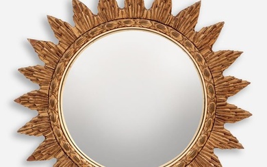Sunburst Bullseye Mirror (ca. Early 20th c.)