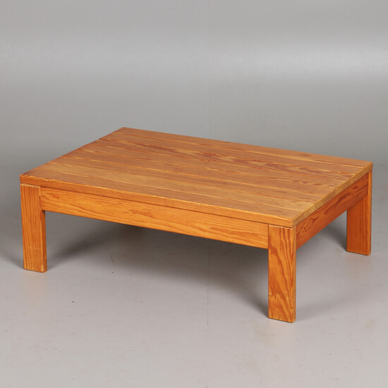Table / coffee table, pine, 1960s, Sweden.