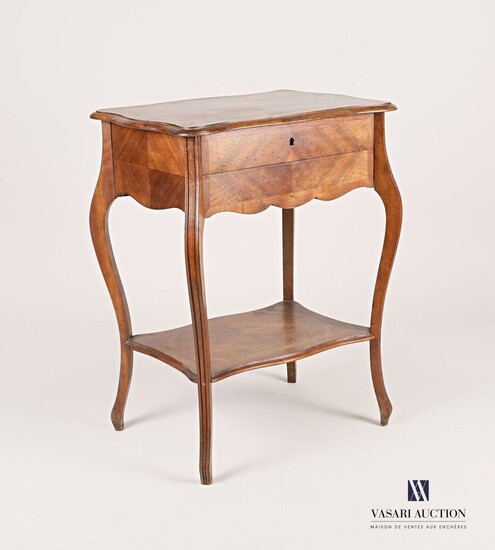 Table travailleuse en bois naturel et bois... - Lot 350 - Vasari Auction