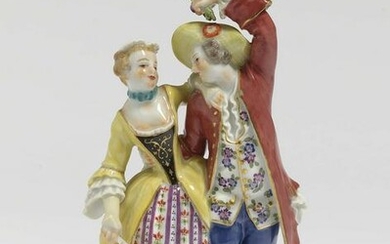 Tanzendes Rokokopaar Meissen, nach Modell von J. J.