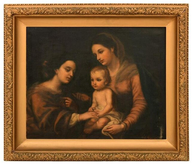 The Mystic Marriage of St. Catherine Oil Painting
