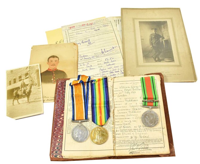 A First/Second World War Group of Three Medals