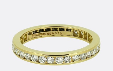 Tiffany & Co. 0.45 Carat Diamond Channel Set Eternity Ring...