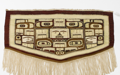 Tlingit ceremonial Chilkat blanket