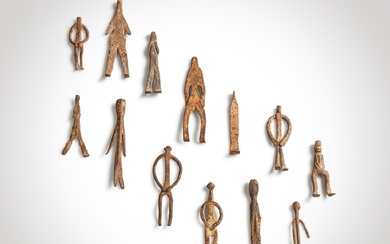Treize figurines, Lobi, Burkina Faso | Thirteen Figures, Lobi, Burkina...