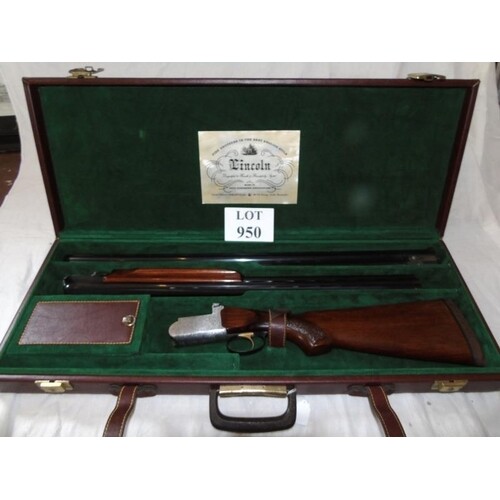 Twin barrel set over-and-under 12g shotgun by Lincoln to Dav...