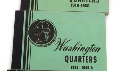 US SILVER QUARTERS COINS 1917 to 1958 IN ALBUMS
