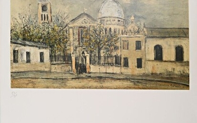 UTRILLO Maurice (1883-1955), d'après Eglise... - Lot 50 - Vasari Auction