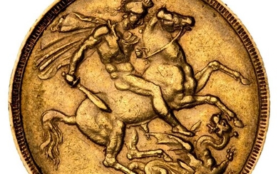 Victorian full gold Sovereign, 1889