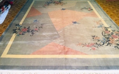 Vintage Chinese abstract deisgn Rug