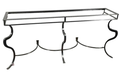 WALL MOUNT STEEL CONSOLE TABLE