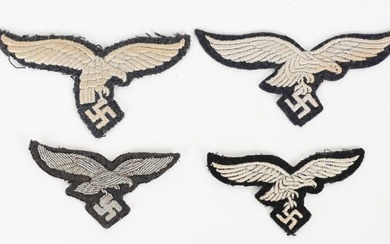 WWII NAZI GERMAN LUFTWAFFE CLOTH INSIGNAI LOT