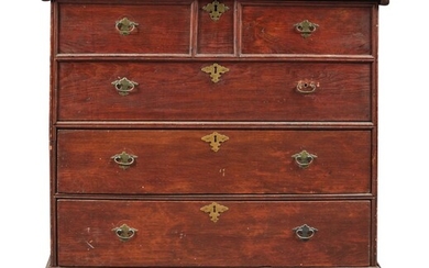 William and Mary Pine Blanket Chest with Two Drawers, Massachusetts, circa 1730