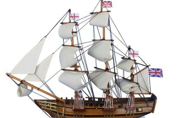 Wooden Model Ship, HMS Beagle