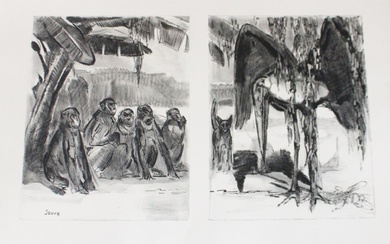 d'après Paul JOUVE (1878-1973), Lithographies... - Lot 150 - Arteal