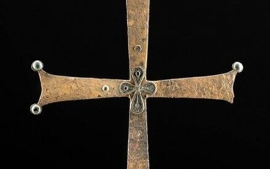 11th C. Byzantine Iron / Bronze Processional Cross