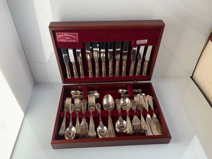 120 pieces of silver plated EPNS -A1 cutlery set by john Stephensonmade in Sheffield - UK (120) - Silverplate