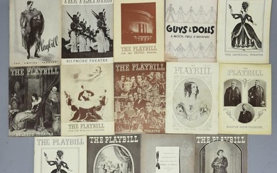 15 Vintage 1930s Theater Program Playbill Brochures