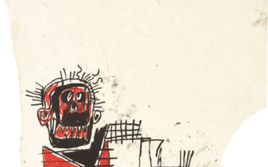 Jean-Michel Basquiat, Untitled (Red/Black Figure)