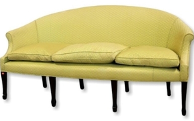 Georgian Hepplewhite sofa with rounded top