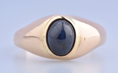 18 kt. Yellow gold - Ring - 1.71 ct Sapphire