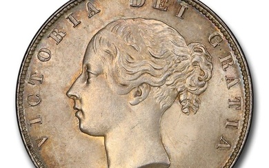 1844 Great Britain Silver Half Crown Victoria