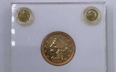 1855 Coronet Head Gold - $2.50 Gold Piece