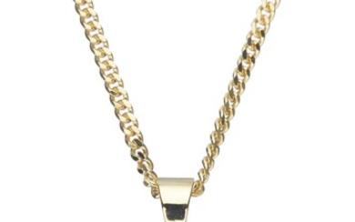 18CT GOLD, SAPPHIRE AND DIAMOND PENDANT NECKLACE