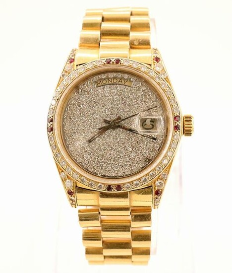 18k Rolex President Wristwatch