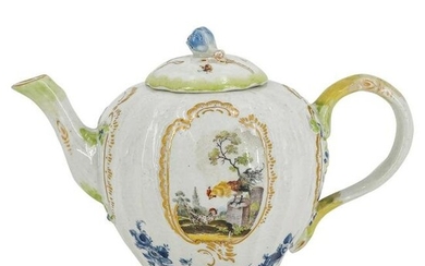18th Century Meissen Porcelain Teapot