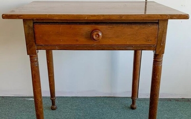 19th C. Single Drawer Table