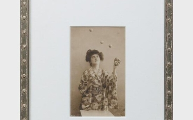 19th/20th Century School: The Juggler: Two Postcards