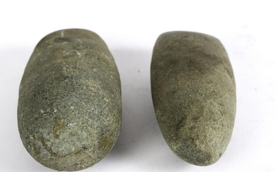 (2) EARLY NATIVE AMERICAN STONE IMPLEMENTS