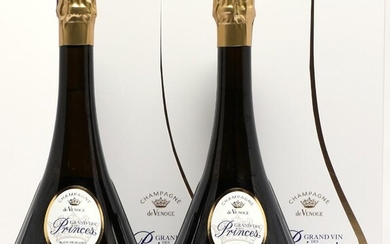 2 bts. Champagne “Vin des Princes”, De Venoge 2014 A (hf/in). Oc....