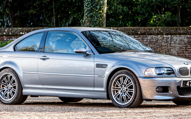 2004 BMW M3 (E46) Coupé, Registration no. 47495 (Guernsey, Channel Islands) Chassis no. WBSBL92020JR09412