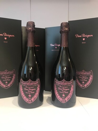 2006 Dom Perignon - Champagne Rosé - 2 Bottles (0.75L)