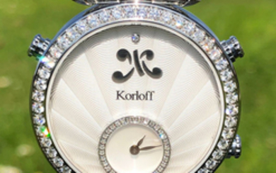 Korloff - Diamonds GMT Reversible Watch 1.74 Carat Swiss Made- MTZLKD "NO RESERVE PRICE" - Women - BRAND NEW