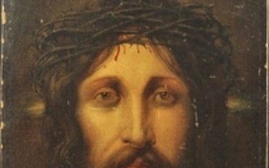 Oil on cardboard - from the French School - Ecce Homo - Second half 19th century