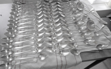 Forks, Spoons. (169) - .840 silver
