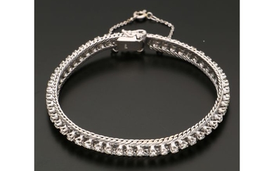 18 kt. White gold - Bracelet - 2.12 ct Diamond
