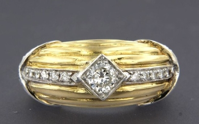 18 kt. Gold, White gold - Ring - 0.80 ct Diamond