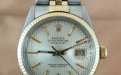 Rolex - Datejust - Tapestry Dial - Gold/Steel - 16013 - Men - 1980-1989