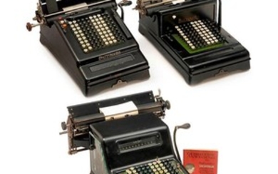 3 Writing Adding Machines, c. 1925 onwards