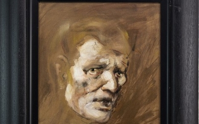 PORTRAIT OF A MAN, AN OIL BY FRANK MCFADDEN
