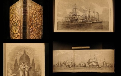 1853 Illustrated London News HUGE Crimean War Navy