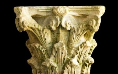 Capitello corinzio I secolo d.C. alt. cm 42; base cm...