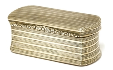 A George III silver box